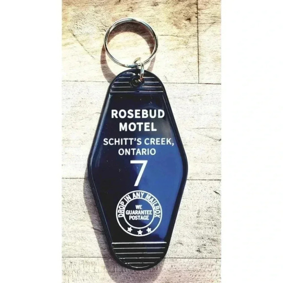 Schitt's Creek Rosebud Motel David Rose Quote keyhain - Picture 1 of 2